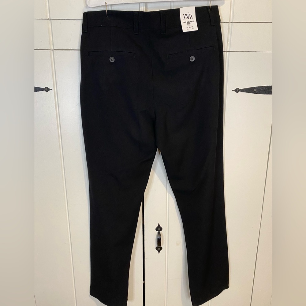 Zara The Men's Melange Pant. 
US Size 31 - EUR 40. Slim-Stretch. NEW WITH TAGS. - Picture 6 of 9